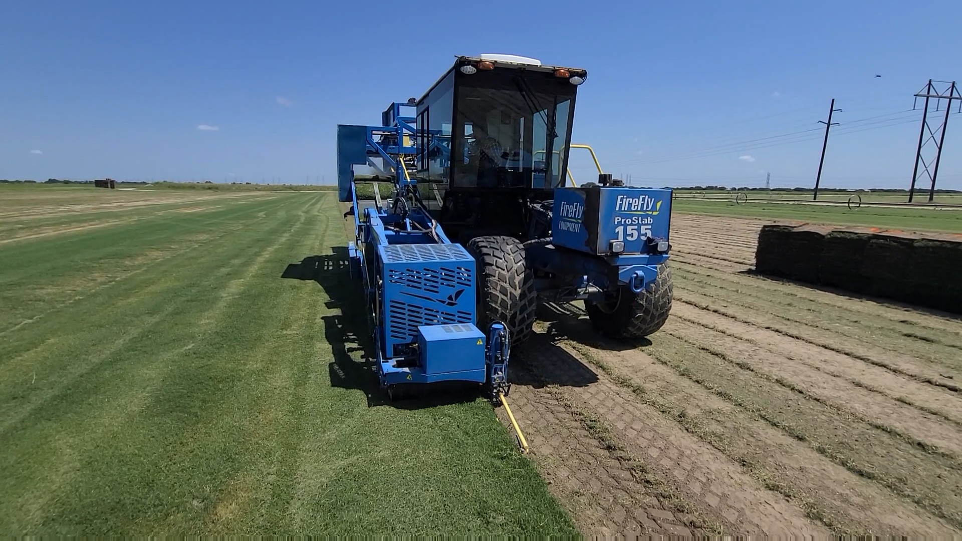 Machine for sod harvesting